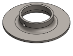 #XFF1905 - STEEL 1-1/2" PIPE EXTRA HEAVY FLAT FLANGE