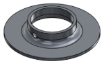 Picture of #XFF1905-AL - ALUMINUM 1-1/2" PIPE EXTRA HEAVY FLAT FLANGE