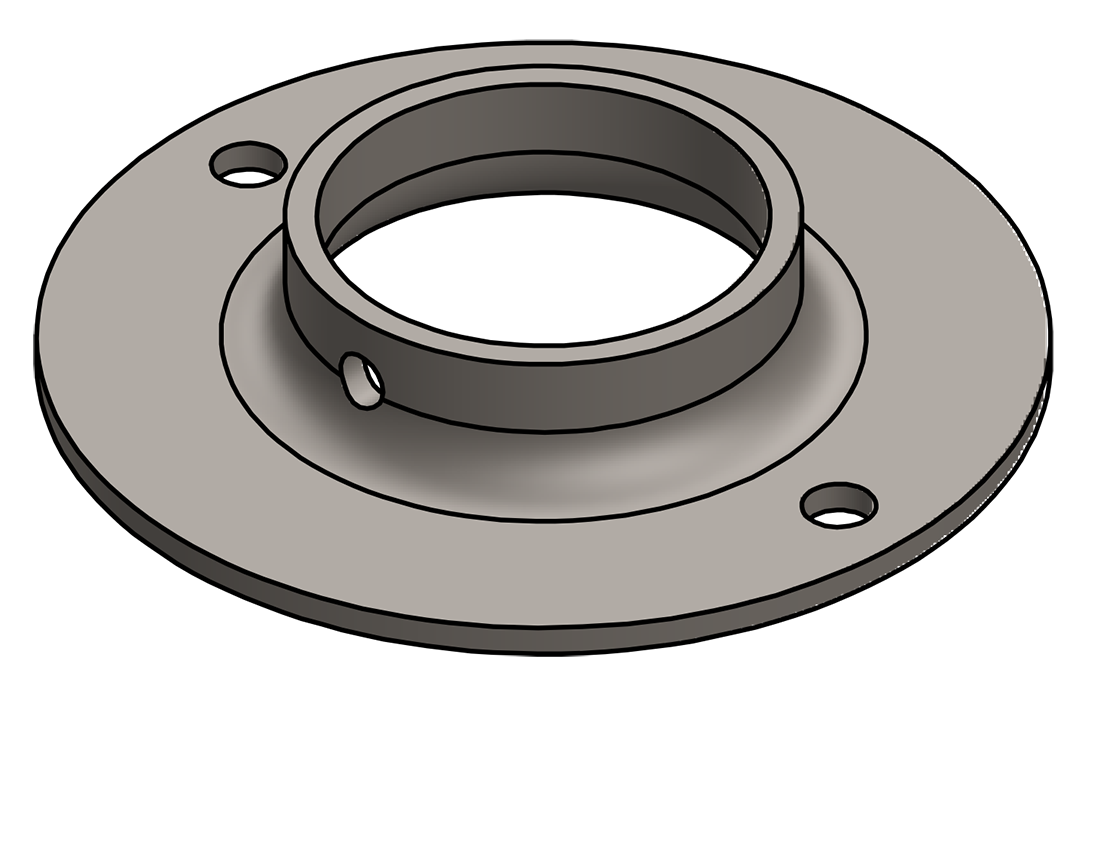 Picture of #XFF1906 - STEEL 1-1/2" PIPE EXTRA HEAVY FLAT FLANGE