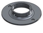 Picture of #XFF1906-AL - ALUMINUM 1-1/2" PIPE EXTRA HEAVY FLAT FLANGE
