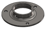 #XFF1907-SS - STAINLESS STEEL 1-1/2" PIPE EXTRA HEAVY FLAT FLANGE