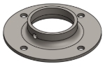 Picture of #XFF1908 - STEEL 1-1/2" PIPE EXTRA HEAVY FLAT FLANGE