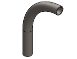 #366 - STEEL 1" PIPE 90° ELBOW W/ 1 TANGENT 6" C.L.R.