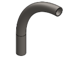 #496 - STEEL 1 1/4" PIPE 90° ELBOW W/ 1 TANGENT 9" C.L.R.