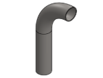 Picture of #6236 - STAINLESS STEEL 1 1/4" TUBE 90° ELBOW W/ 1 TANGENT 3" C.L.R.