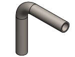 Picture of #207 - STEEL 3/4" PIPE 90° ELBOW W/ 2 TANGENTS 1.5" C.L.R.