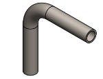 Picture of #217 - STEEL 3/4" PIPE 90° ELBOW W/ 2 TANGENTS 2" C.L.R.