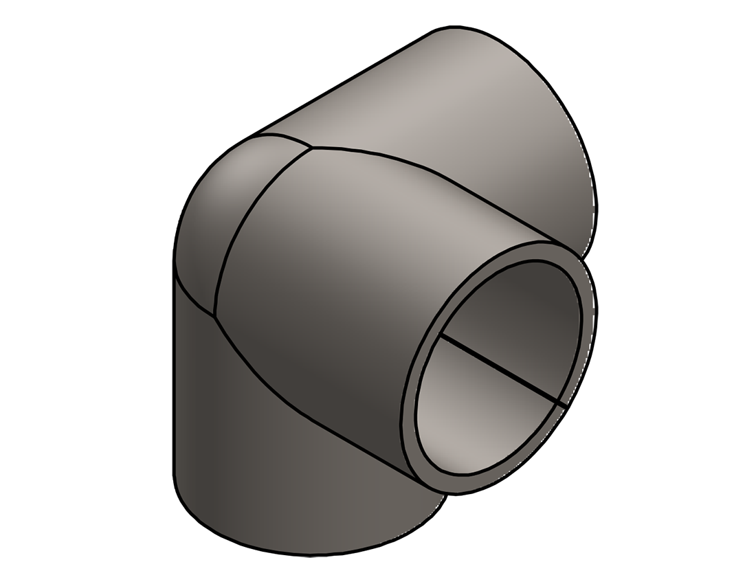 Picture of #SOE166 - SIDE OUTLET ELBOW