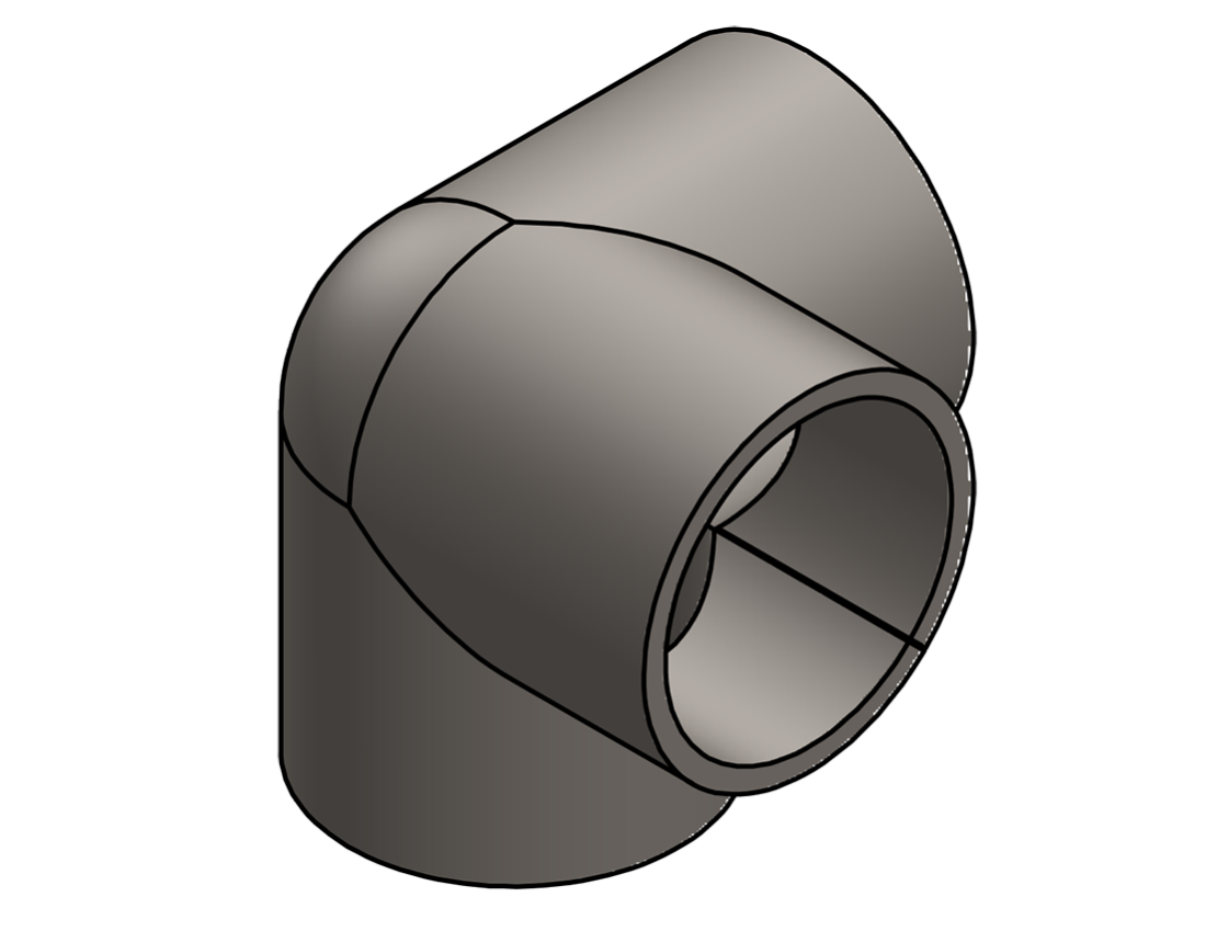 Picture of #SOE190 - SIDE OUTLET ELBOW