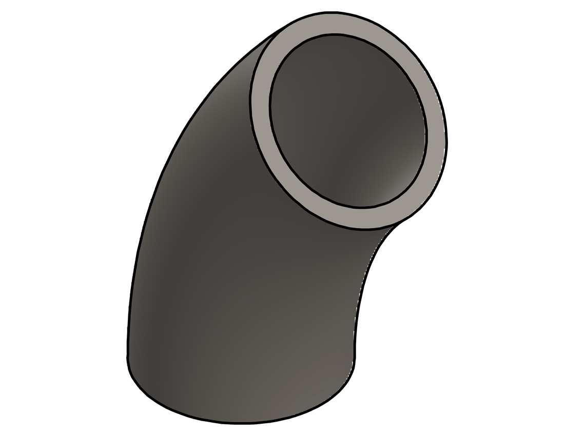 Aluminum Pipe Elbow With C L R Sharpe Products