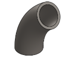 #205-55 - STEEL 3/4" PIPE 55° ELBOW 1.5 C.L.R.