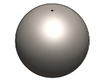 Picture of #S1000 - STEEL 10" DIA. SPHERE