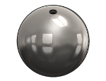 #S250-SS - STAINLESS STEEL 2.5" DIA. SPHERE