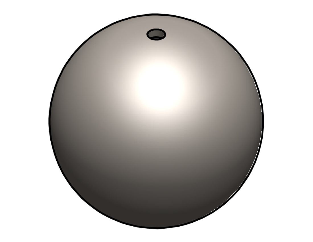 Picture of #S300 - STEEL 3" DIA. SPHERE