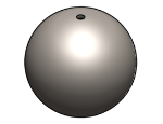 Picture of #S350 - STEEL 3.5" DIA. SPHERE