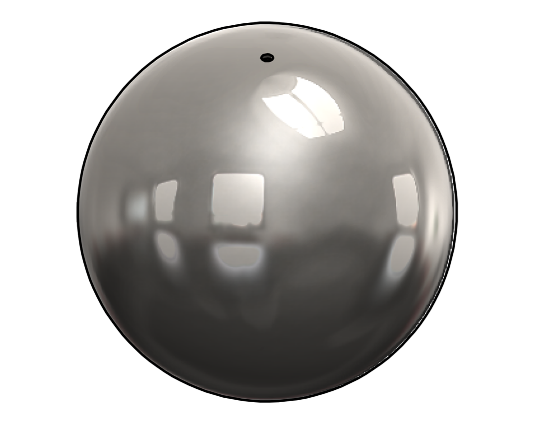 Picture of #S800-SS - STAINLESS STEEL 8" DIA. SPHERE
