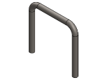 #UEL15015 - STEEL 1 1/2" TUBE U-END LOOP