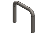 #UEL16612 - STEEL 1 1/4" PIPE U-END LOOP