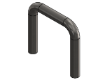 #UEL19012-SS - STAINLESS 1 1/2" PIPE U-END LOOP