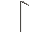 #PE150 - STEEL 1 1/2" TUBE POST END