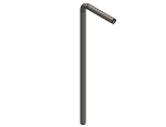 #PE166 - STEEL 1 1/4" PIPE POST END