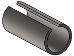 #DWL15016 - STEEL DOWEL, 1 1/2" TUBE 16 Ga.