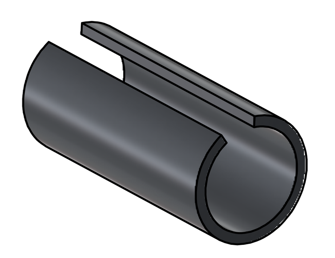 Picture of #DWL166-AL - ALUMINUM DOWEL, 1 1/4" PIPE SCH 40