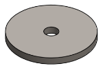 #9046-50 - STEEL BRACKET BASE, 1/2" CENTER HOLE