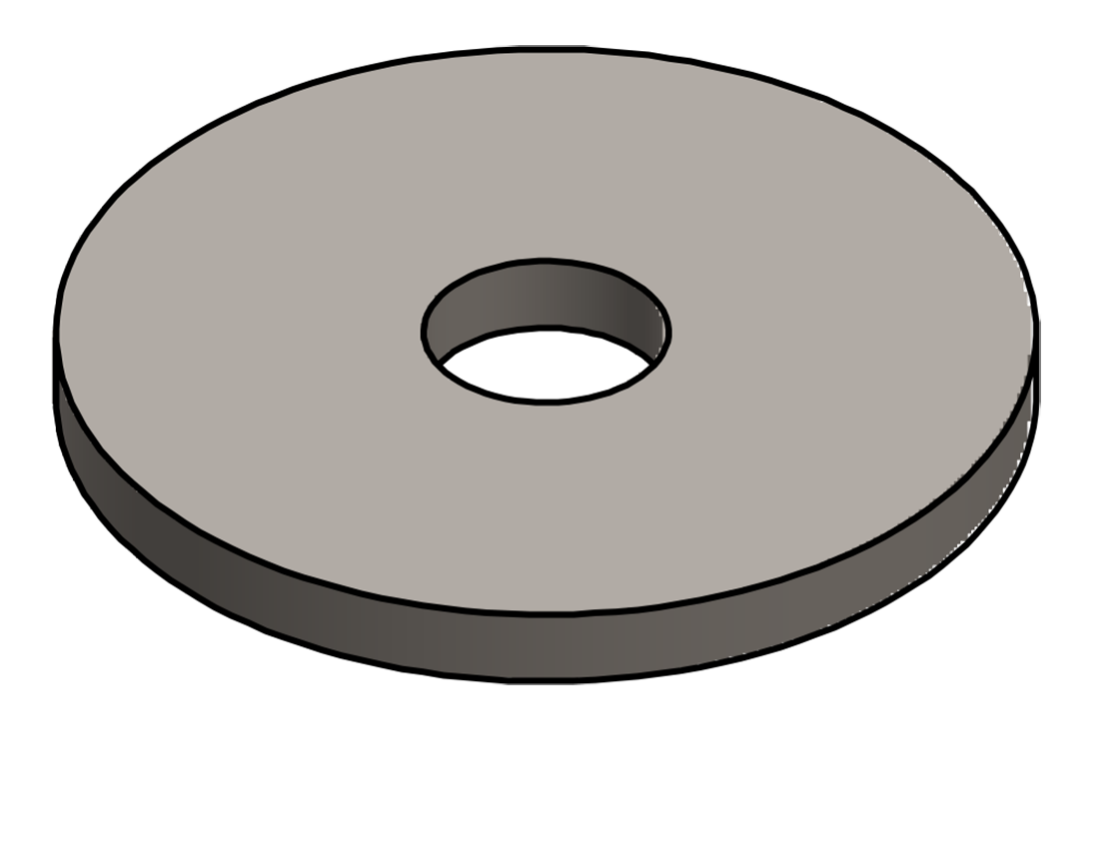 Picture of #9046-75 - STEEL BRACKET BASE, 3/4" CENTER HOLE