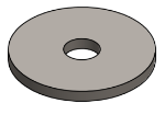 #9046-75 - STEEL BRACKET BASE, 3/4" CENTER HOLE