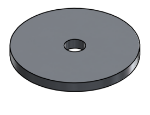 #9246-50 - ALUMINUM BRACKET BASE, 1/2" CENTER HOLE