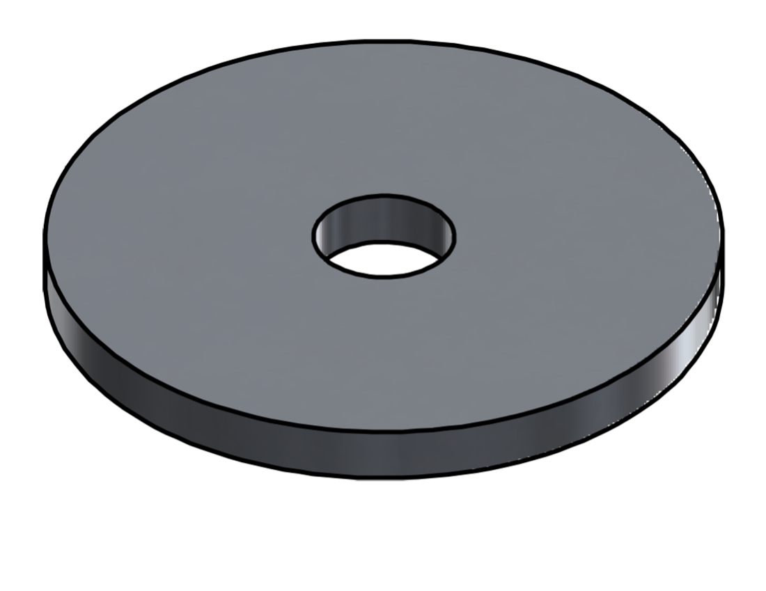 Picture of #9246-63 - ALUMINUM BRACKET BASE, 5/8" CENTER HOLE