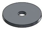 #9246-63 - ALUMINUM BRACKET BASE, 5/8" CENTER HOLE