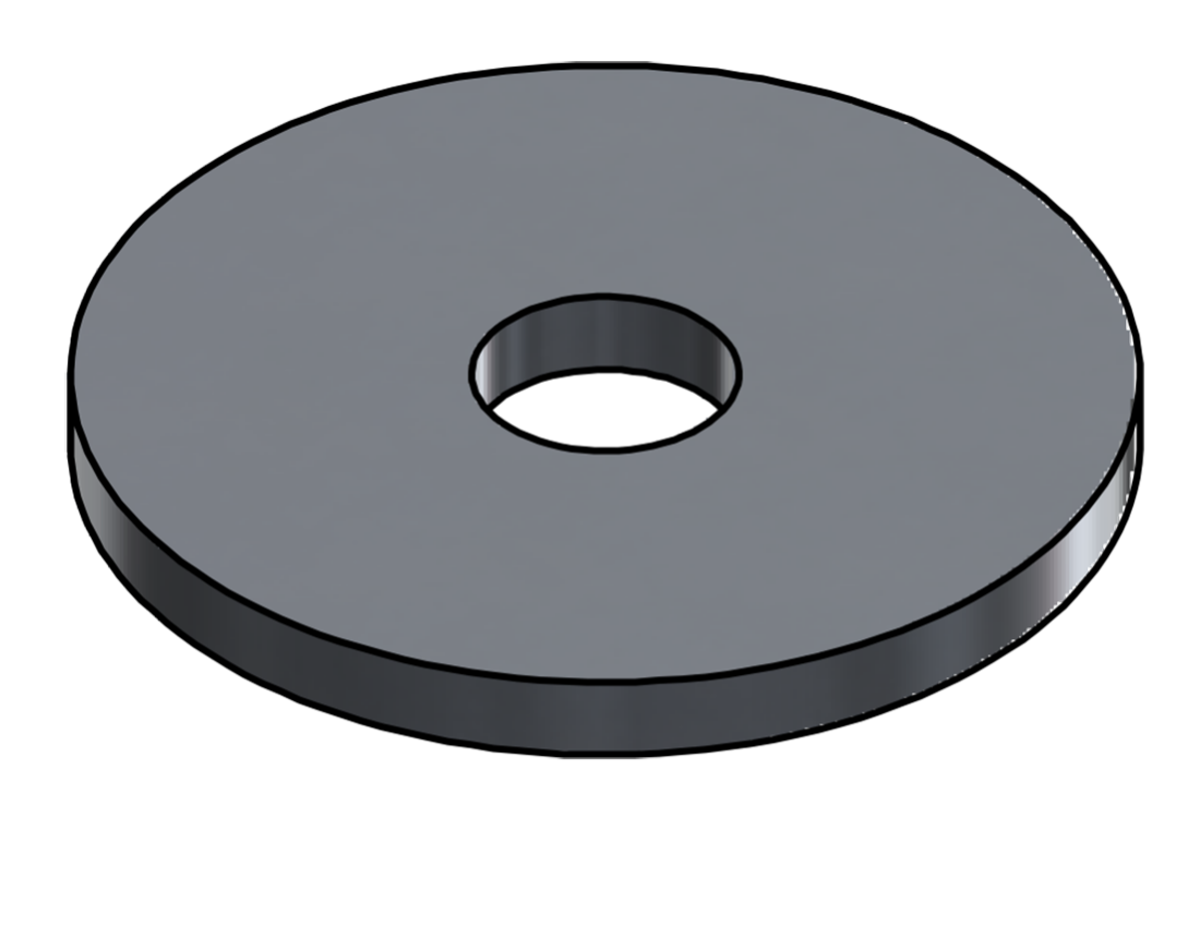 Picture of #9246-75 - ALUMINUM BRACKET BASE, 3/4" CENTER HOLE