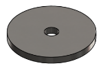 #9446-50 - STAINLESS STEEL BRACKET BASE, 1/2" CENTER HOLE