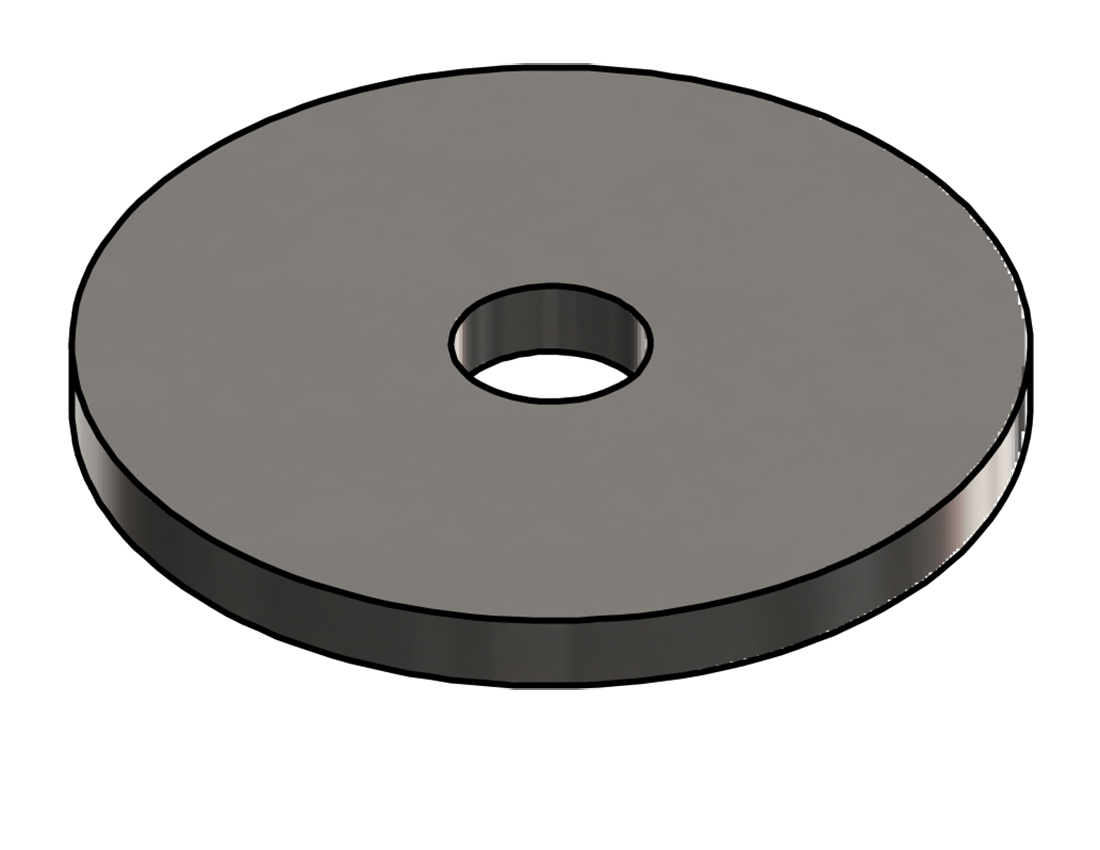 Picture of #9446-63 - STAINLESS STEEL BRACKET BASE, 5/8" CENTER HOLE