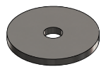 #9446-63 - STAINLESS STEEL BRACKET BASE, 5/8" CENTER HOLE