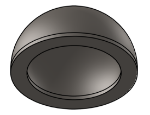 #9101- STEEL DOMED WELD-ON CAP 3/4" PIPE 