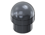 #DOC132B-AL - ALUMINUM BULLET DRIVE-ON CAP 1" PIPE SCH 40