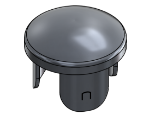 #DOC166D-AL - ALUMINUM DISHED DRIVE-ON CAP 1-1/4" PIPE SCH 40