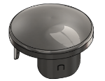 #DOC200D-SS - STAINLESS STEEL DISHED DRIVE-ON CAP 2" TUBE 11 Ga.