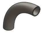 #465 - STEEL 1 1/4" PIPE 90° ELBOW 6" C.L.R.