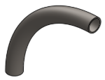 Picture of #5-12-5  - STEEL 1 1/2" PIPE 90° ELBOW 12" C.L.R.