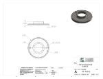 Picture of #RF1902-SS - STAINLESS STEEL 1 1/2" PIPE RAISED BASE FLANGE