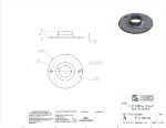 Picture of #XFF1502-AL - ALUMINUM 1-1/2" TUBE EXTRA HEAVY FLAT FLANGE