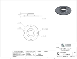 Picture of #XFF1504-AL - ALUMINUM 1-1/2" TUBE EXTRA HEAVY FLAT FLANGE