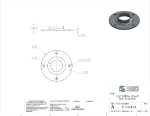 Picture of #XFF1664-AL - ALUMINUM 1-1/4" PIPE EXTRA HEAVY FLAT FLANGE