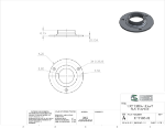 Picture of #XFF1903-AL - ALUMINUM 1-1/2" PIPE EXTRA HEAVY FLAT FLANGE
