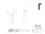 Picture of #216 - STEEL 3/4" PIPE 90° ELBOW W/ 1 TANGENT 2" C.L.R.