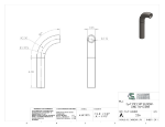 Picture of #226 - STEEL 3/4" PIPE 90° ELBOW W/ 1 TANGENT 2.5" C.L.R.